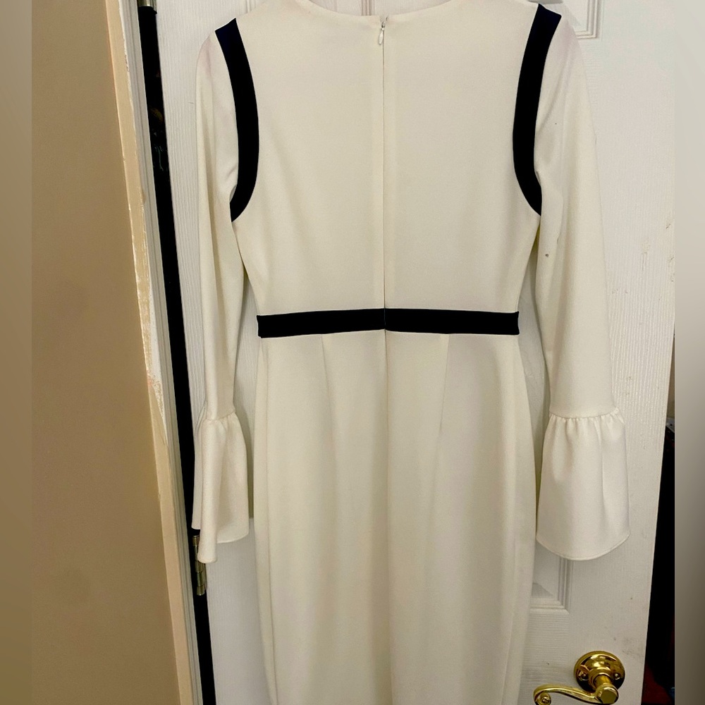 White cream Calvin Klein dress